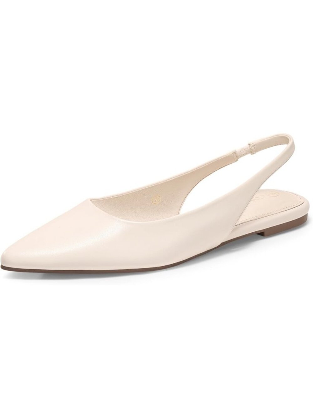 Chic Women's Slingback Flats - Pointed Closed Toe Slip-On Ballet Dress Shoes